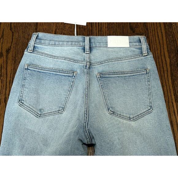 PISTOLA Charlie Jeans Womens Blue Size 26 Button Fly Straight Leg Distressed NWT - Picture 10 of 11
